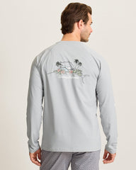 Chill Time Bay IslandZone Long-Sleeve Rash Guard - Ultimate Gray