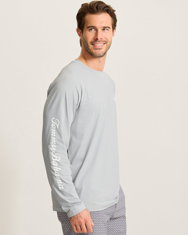 Chill Time Bay IslandZone Long-Sleeve Rash Guard - Ultimate Gray