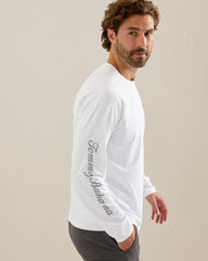 Chill Time Bay IslandZone Long-Sleeve Rash Guard - Bright White