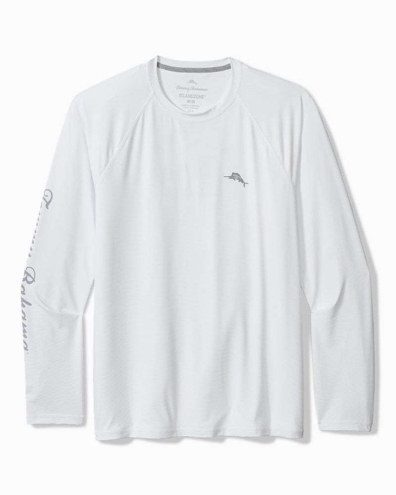 Chill Time Bay IslandZone Long-Sleeve Rash Guard - Bright White