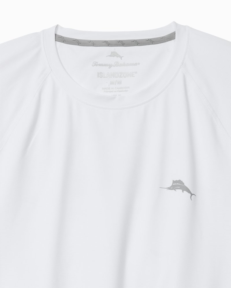 Chill Time Bay IslandZone Short-Sleeve Rash Guard - Bright White