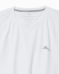 Chill Time Bay IslandZone Short-Sleeve Rash Guard - Bright White