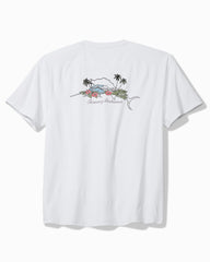 Chill Time Bay IslandZone Short-Sleeve Rash Guard - Bright White
