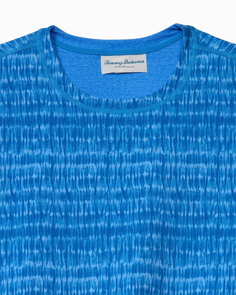 Wave Break Reversible Crew IslandZone T-Shirt - Bering Blue