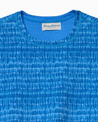 Wave Break Reversible Crew IslandZone T-Shirt - Bering Blue