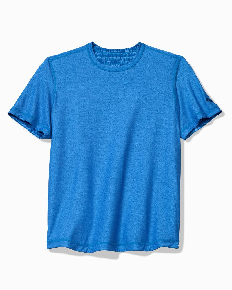 Wave Break Reversible Crew IslandZone T-Shirt - Bering Blue