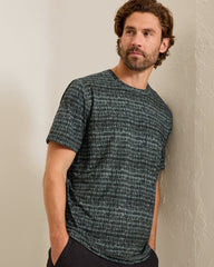 Wave Break Reversible Crew IslandZone T-Shirt - Onyx