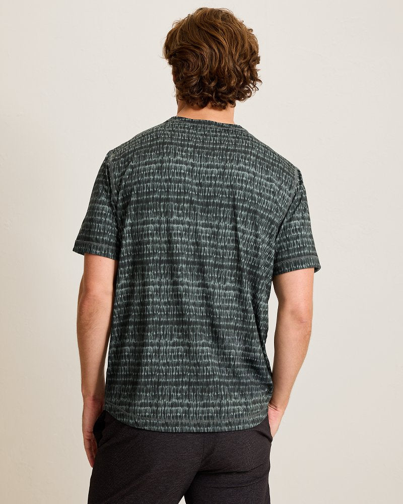 Wave Break Reversible Crew IslandZone T-Shirt - Onyx
