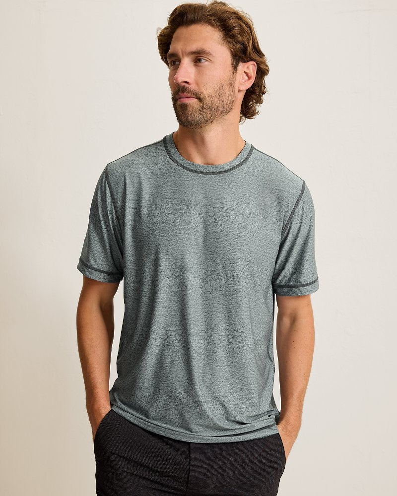 Wave Break Reversible Crew IslandZone T-Shirt - Onyx