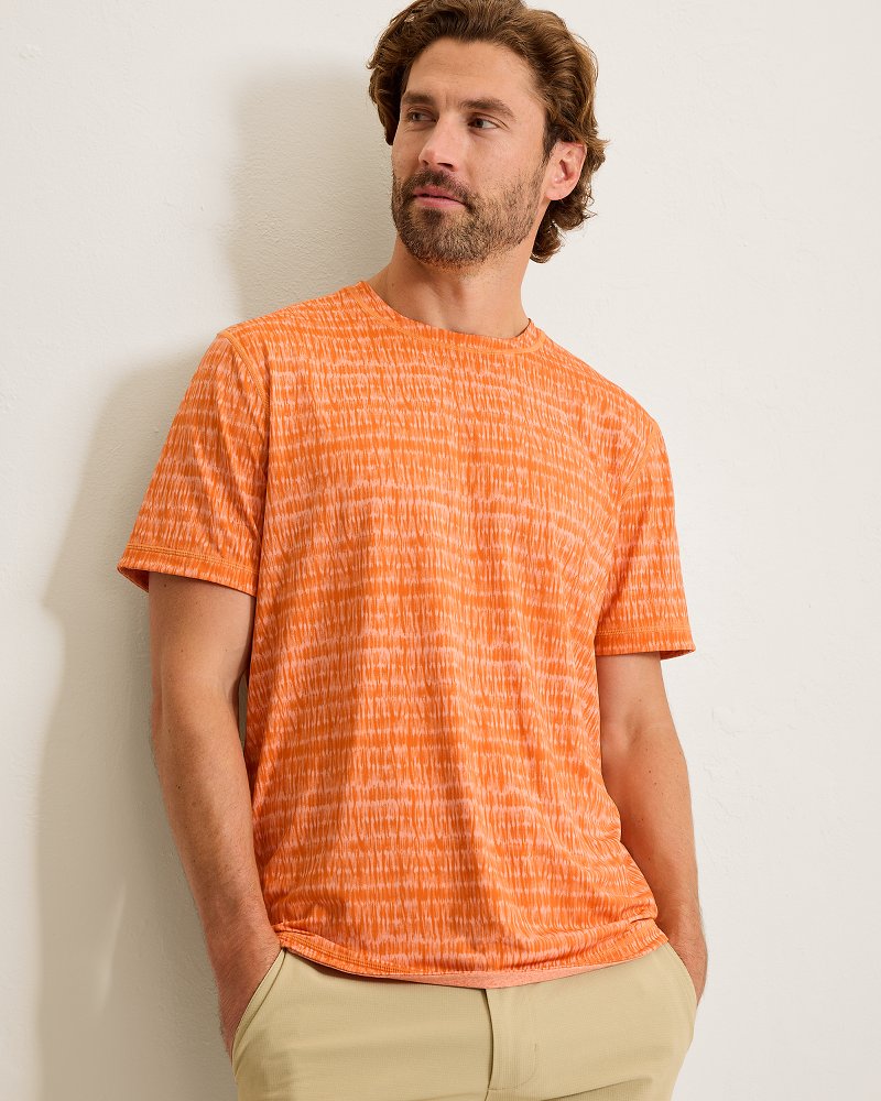 Wave Break Reversible Crew IslandZone T-Shirt - Jaffa Orange