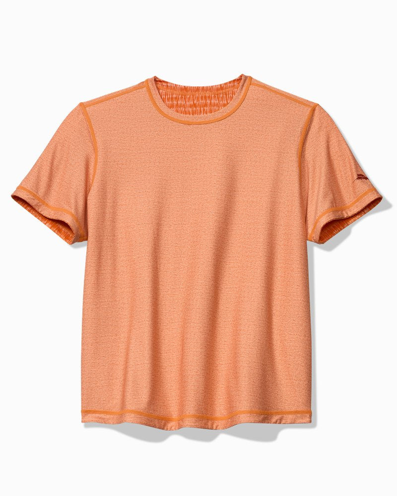 Wave Break Reversible Crew IslandZone T-Shirt - Jaffa Orange