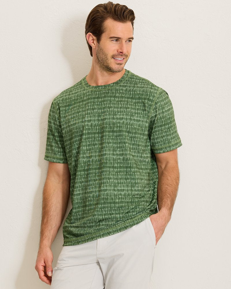 Wave Break Reversible Crew IslandZone T-Shirt - Cucumber Green