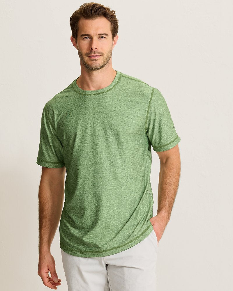 Wave Break Reversible Crew IslandZone T-Shirt - Cucumber Green