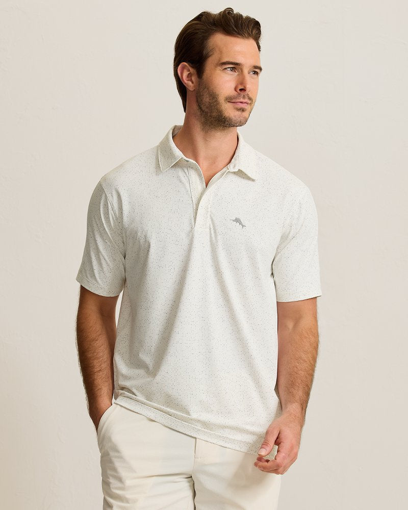 Palm Dunes IslandZone Polo - Pale Clay