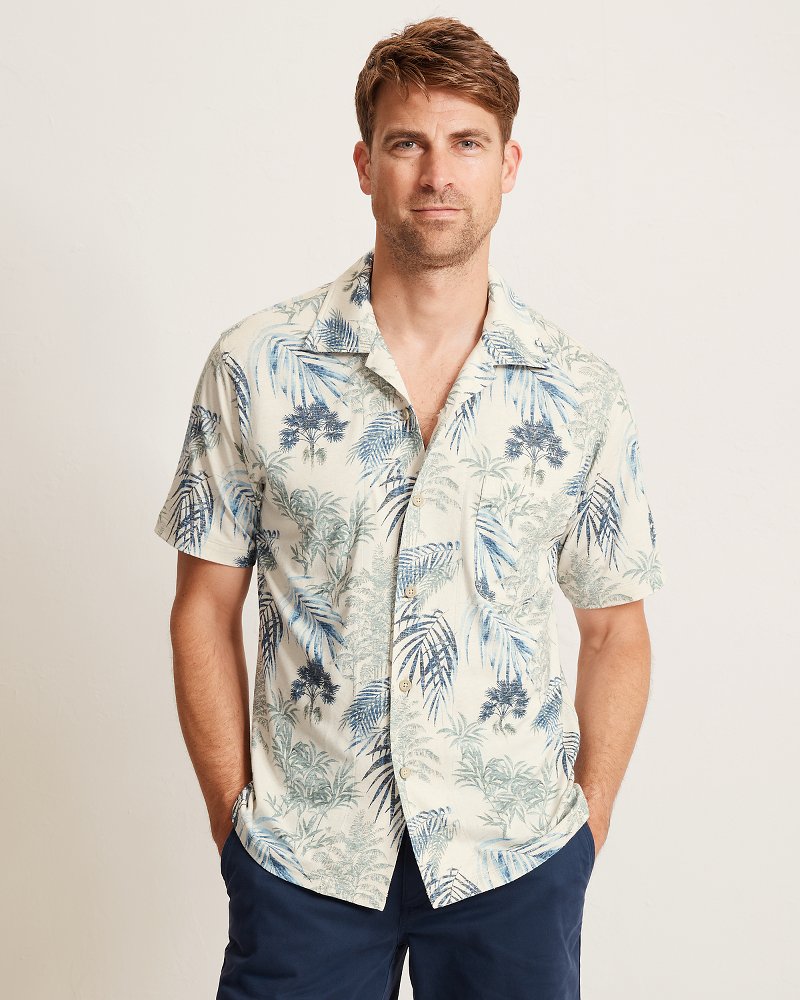 Vista Mar Bravo Beach IslandZone Camp Shirt - Starbright