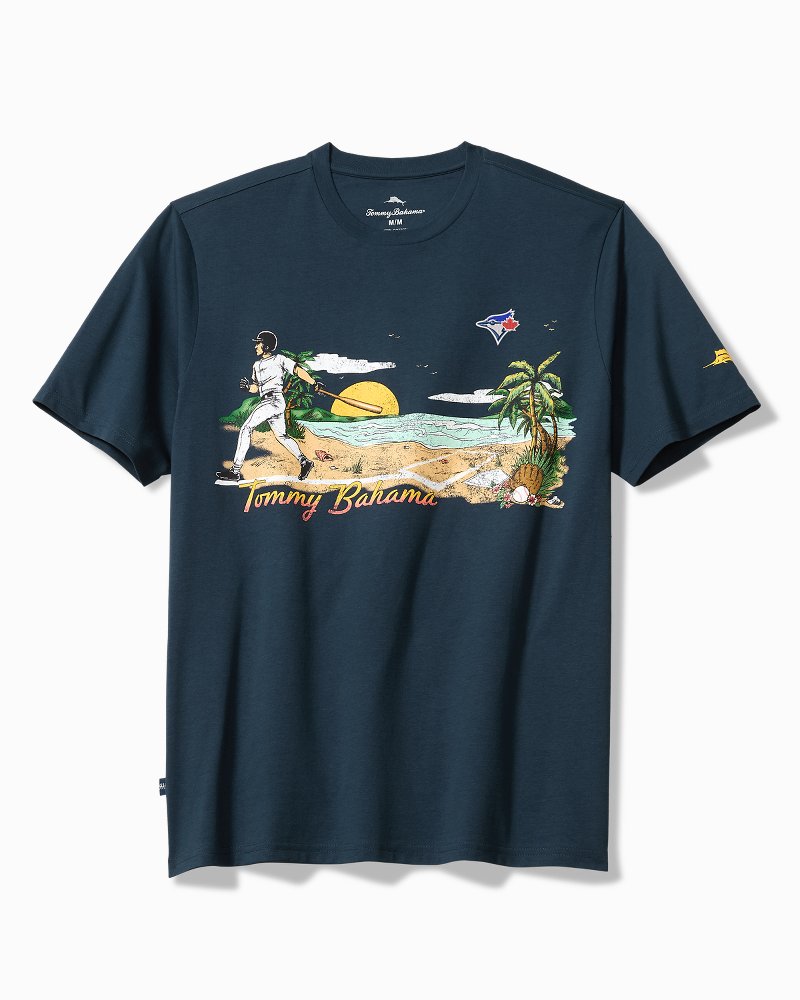 MLB Sunset Slugger Graphic T-Shirt - toronto_blue_jays