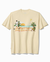 MLB Sunset Slugger Graphic T-Shirt - pittsburgh_pirates