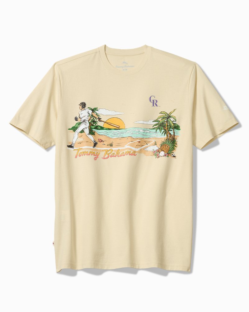MLB Sunset Slugger Graphic T-Shirt - colorado_rockies
