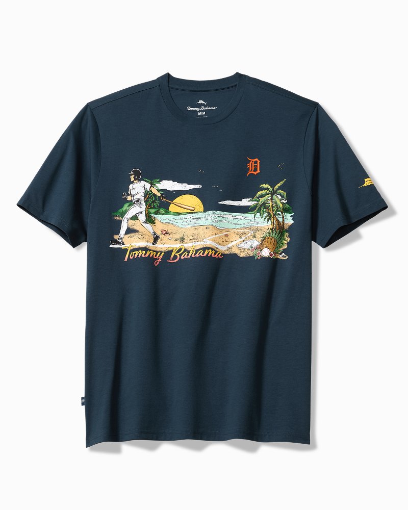 MLB Sunset Slugger Graphic T-Shirt - detroit_tigers