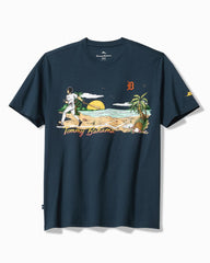 MLB Sunset Slugger Graphic T-Shirt - detroit_tigers