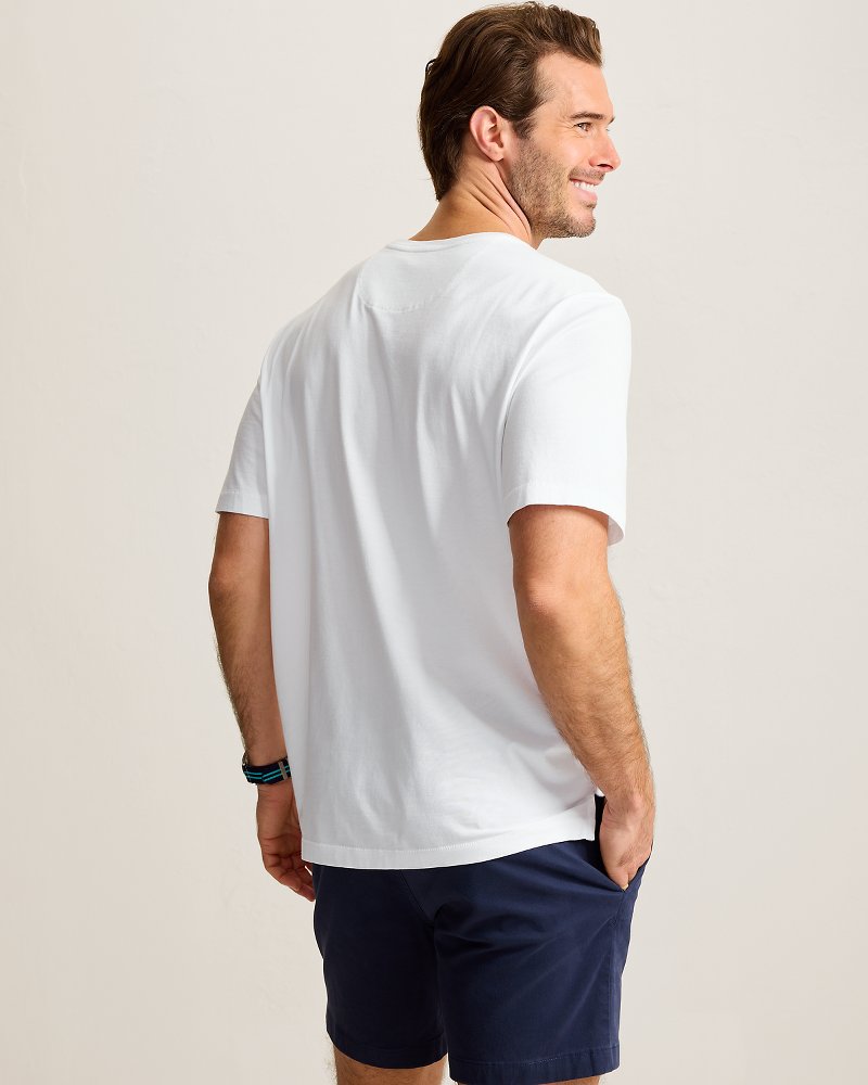 Bali Skyline Americana T-Shirt - White