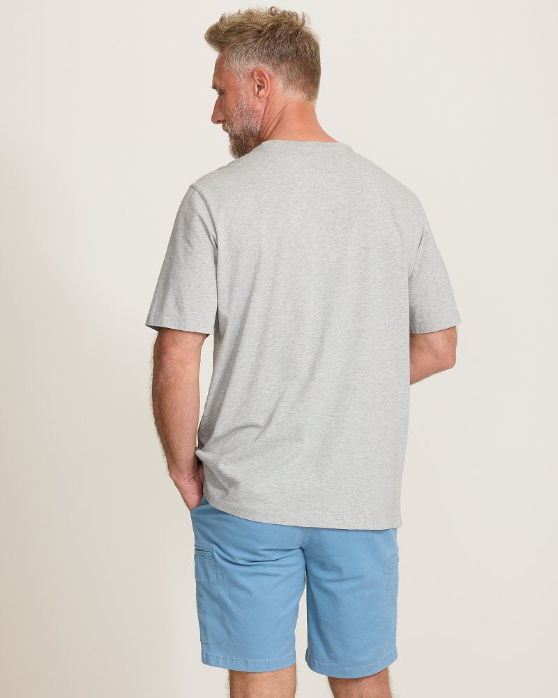 Bali Skyline Americana T-Shirt - Grey Heather