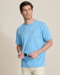 Bali Skyline Americana T-Shirt - Chambray Blue
