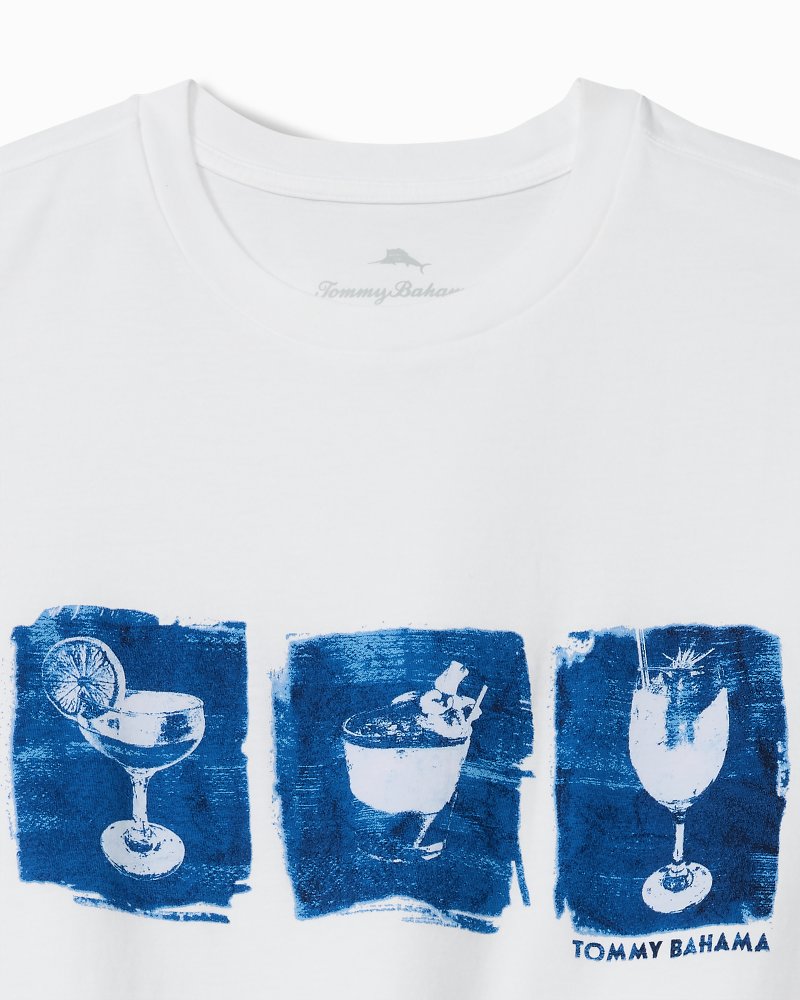 Three's a Party Graphic T-Shirt - White