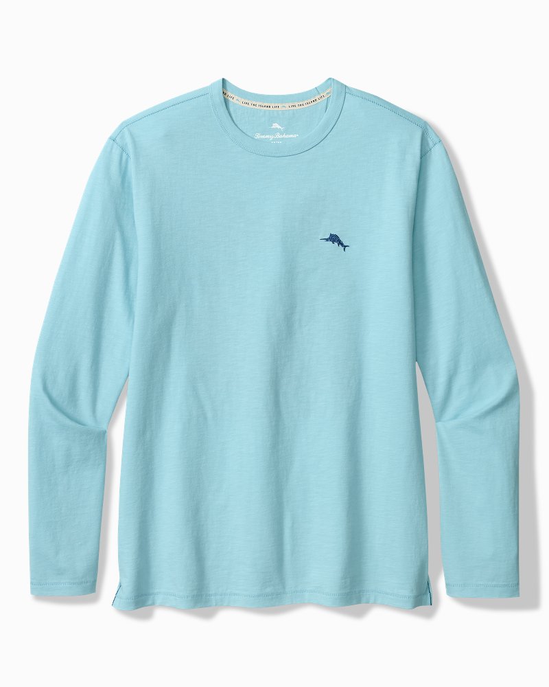 Azul Cove Long-Sleeve Lux T-Shirt - Robins Egg Blue