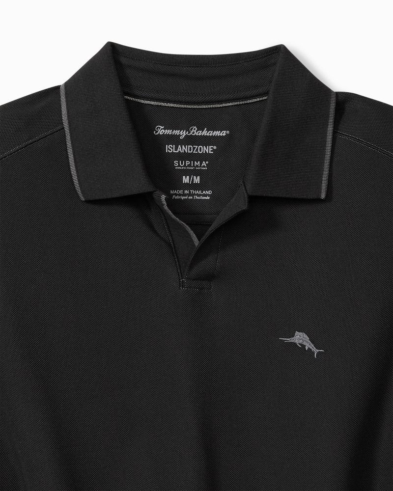 Emfielder Johnny Collar IslandZone Polo - Black