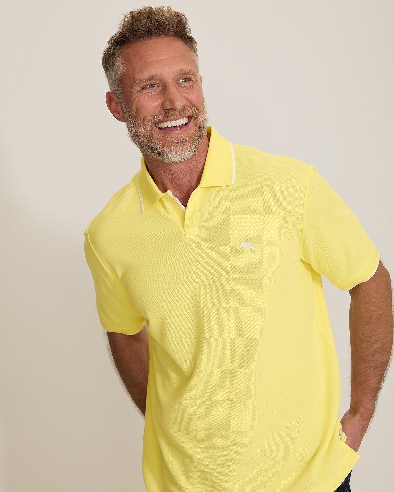 Emfielder Johnny Collar IslandZone Polo - Monet Moonrise