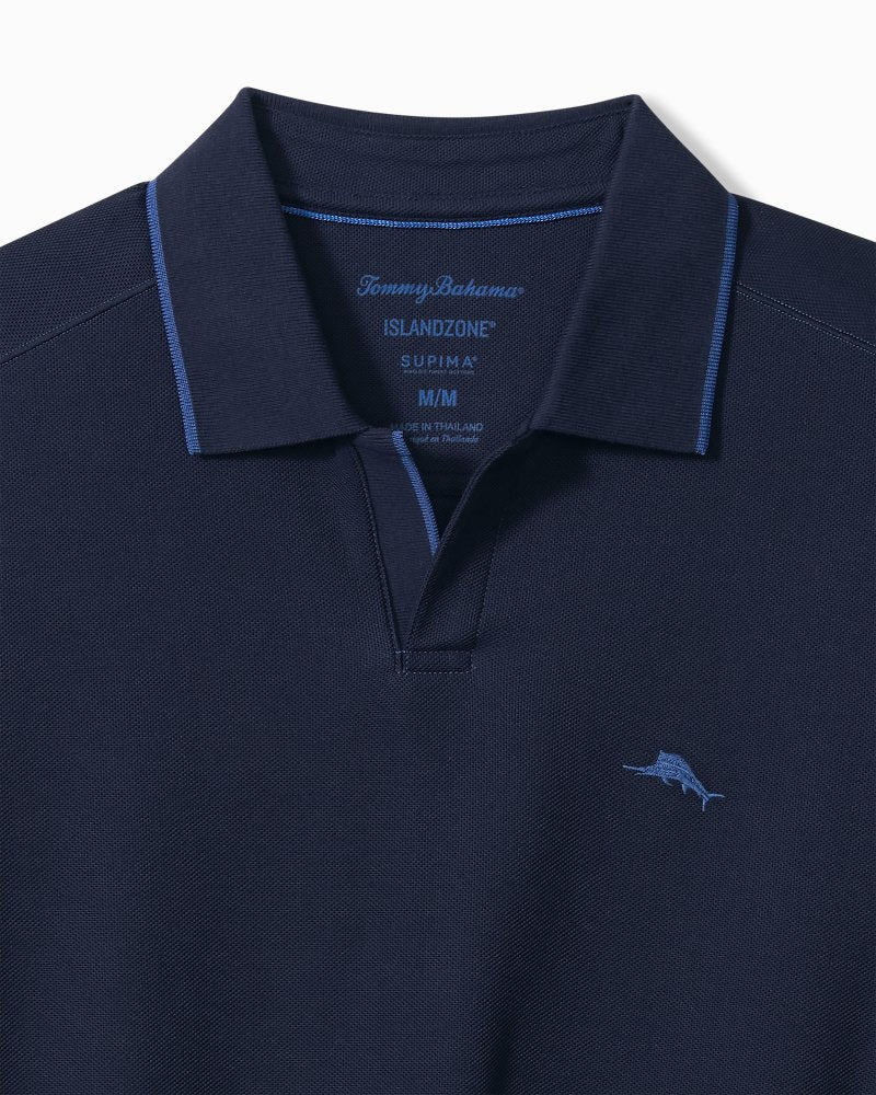 Emfielder Johnny Collar IslandZone Polo - Blue Note