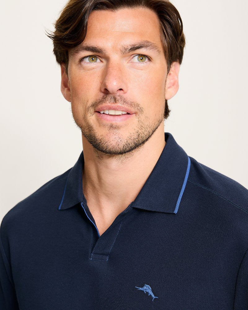 Emfielder Johnny Collar IslandZone Polo - Blue Note