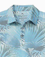 Costa Wave Fiore Fronds IslandZone Polo - Saxony Blue