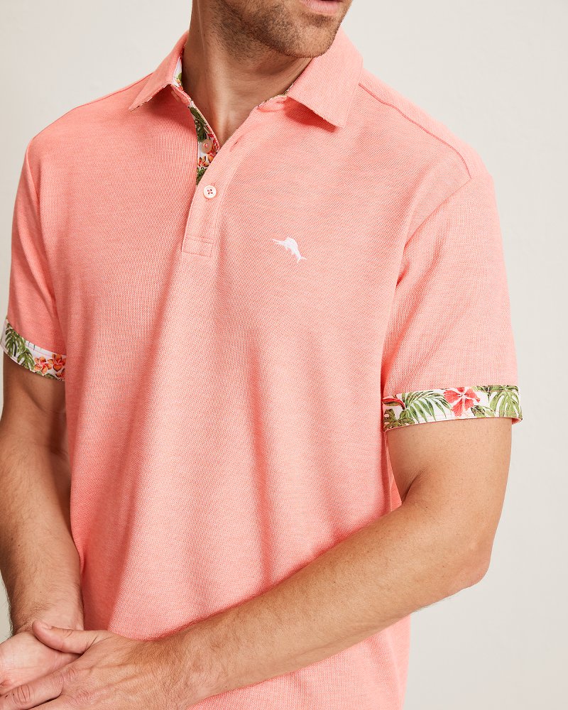 Wild Grove Five O'Clock IslandZone Polo - Fusion Heather