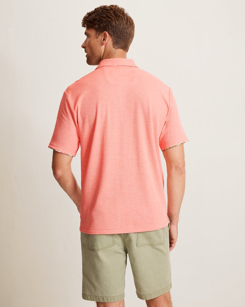 Wild Grove Five O'Clock IslandZone Polo - Fusion Heather