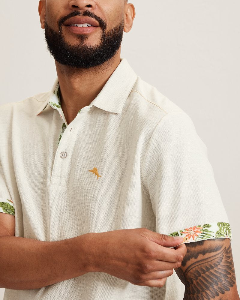 Wild Grove Five O'Clock IslandZone Polo - Lychee Heather