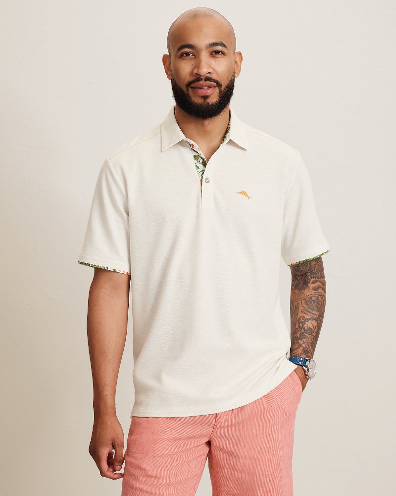 Wild Grove Five O'Clock IslandZone Polo - Lychee Heather