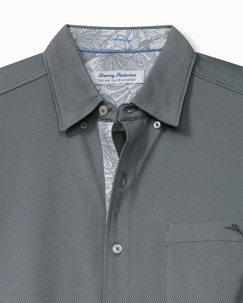 San Lucio Villa Evora Five O'Clock Stretch Knit Shirt - Turbulence