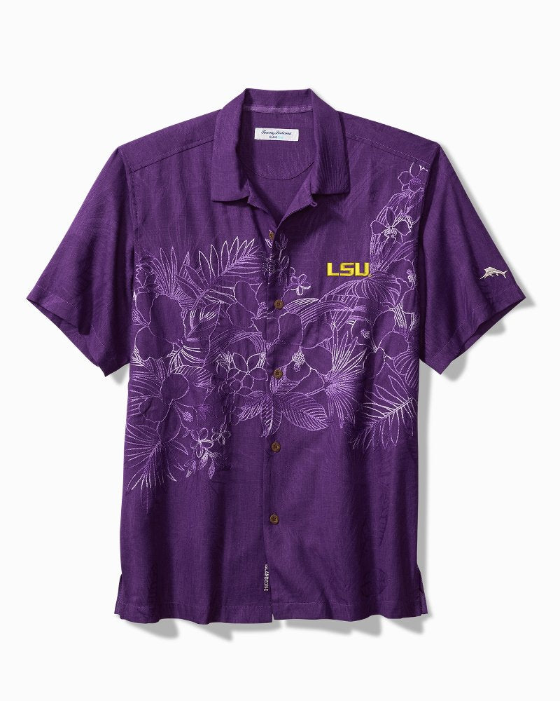 Collegiate Game Day Lei IslandZone Camp Shirt - LSU