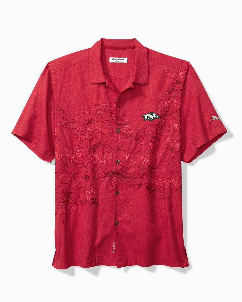 Collegiate Game Day Lei IslandZone Camp Shirt - Arkansas