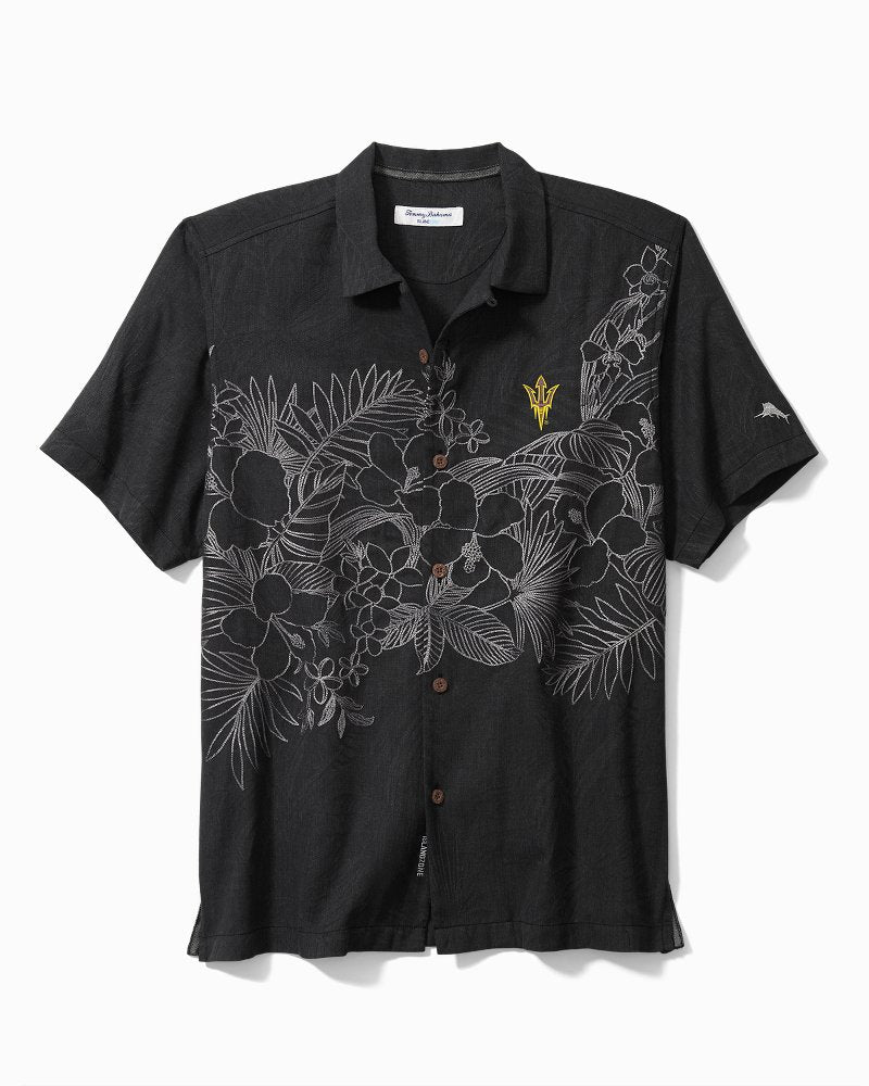 Collegiate Game Day Lei IslandZone Camp Shirt - Arizona Stateblack B