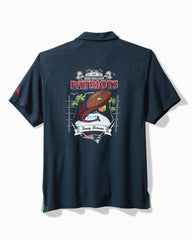 NFL Tidal Kickoff Silk Camp Shirt - new_england_patriots