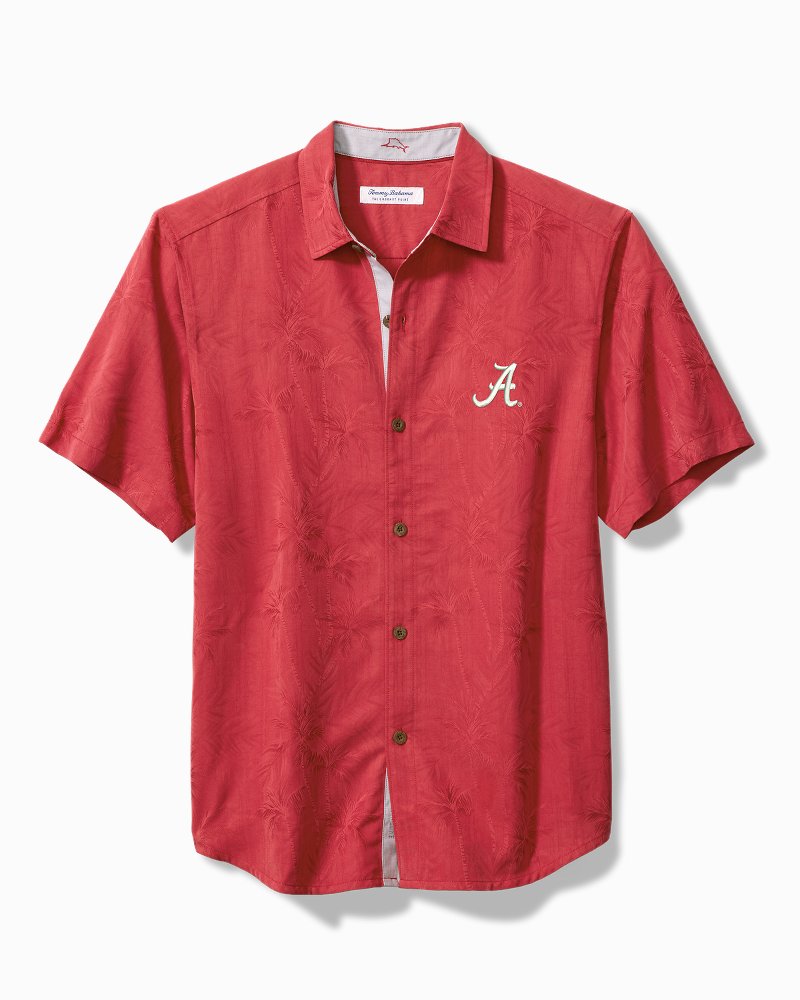 Collegiate Coconut Point Palm Vista IslandZone Camp Shirt - alabama