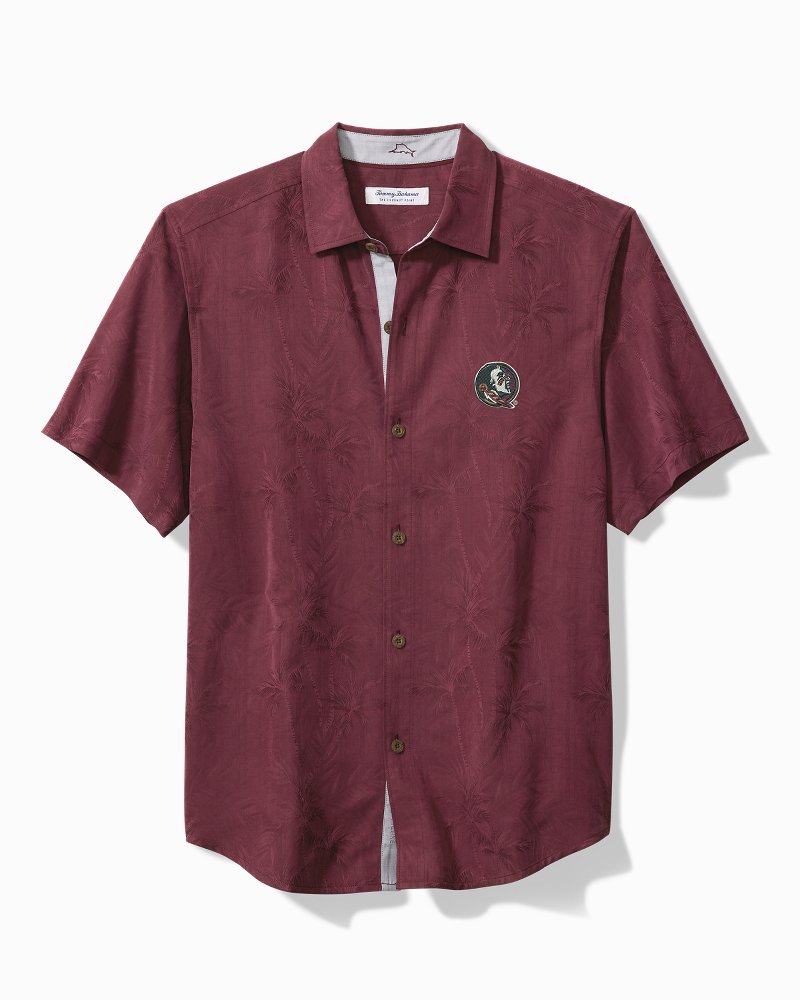 Collegiate Coconut Point Palm Vista IslandZone Camp Shirt - florida_state