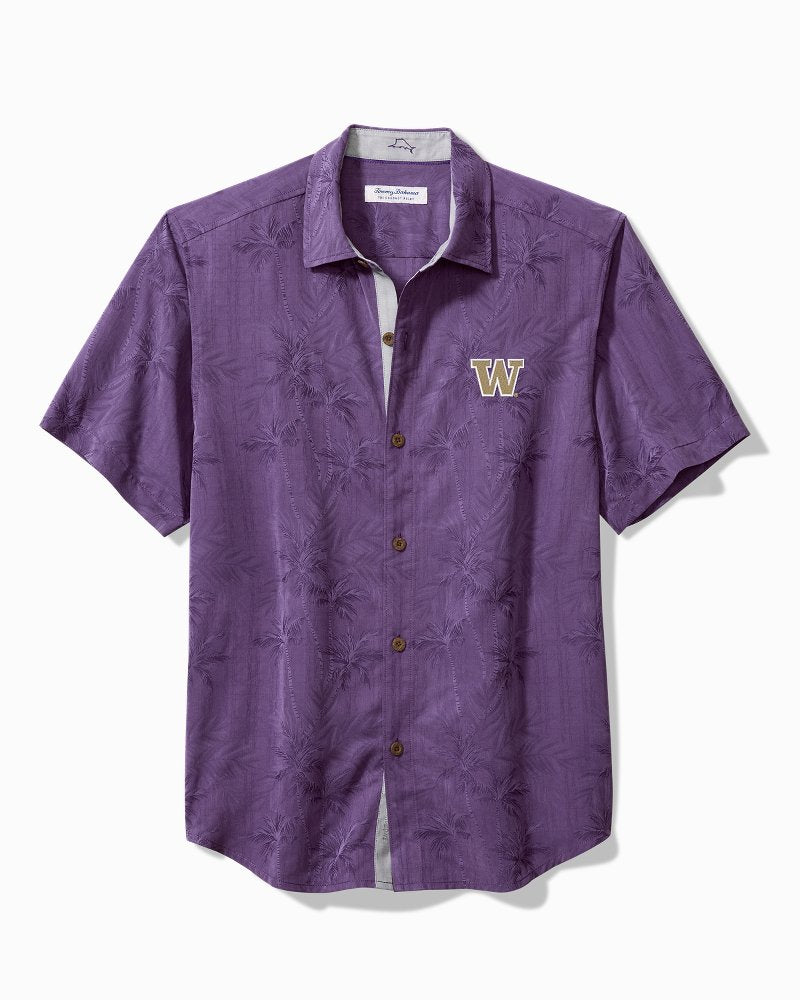Collegiate Coconut Point Palm Vista IslandZone Camp Shirt - washington
