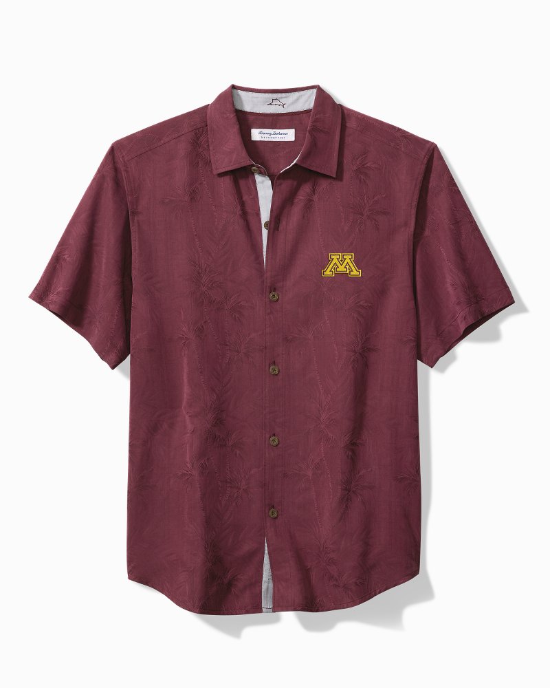 Collegiate Coconut Point Palm Vista IslandZone Camp Shirt - Minnesota