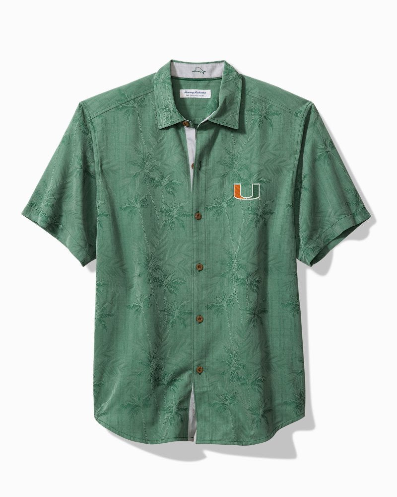 Collegiate Coconut Point Palm Vista IslandZone Camp Shirt - Miami
