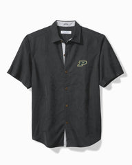 Collegiate Coconut Point Palm Vista IslandZone Camp Shirt - Purdue