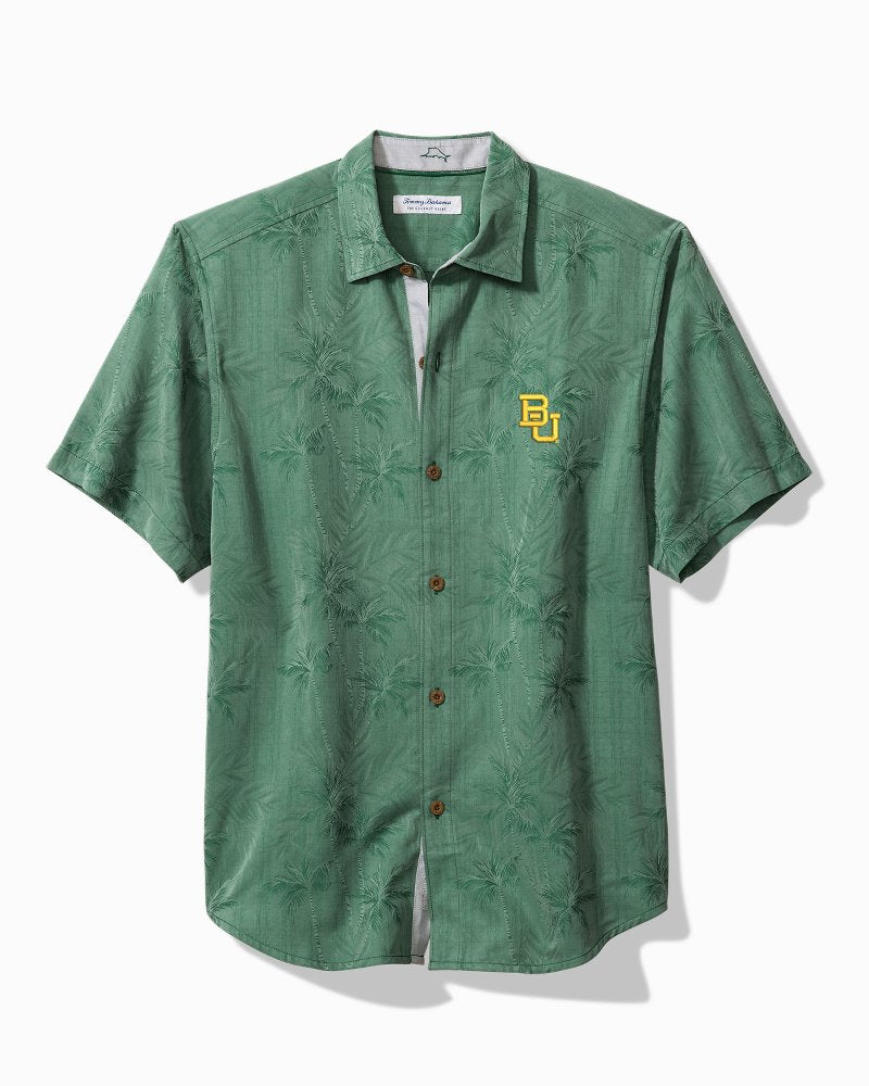 Collegiate Coconut Point Palm Vista IslandZone Camp Shirt - Baylor